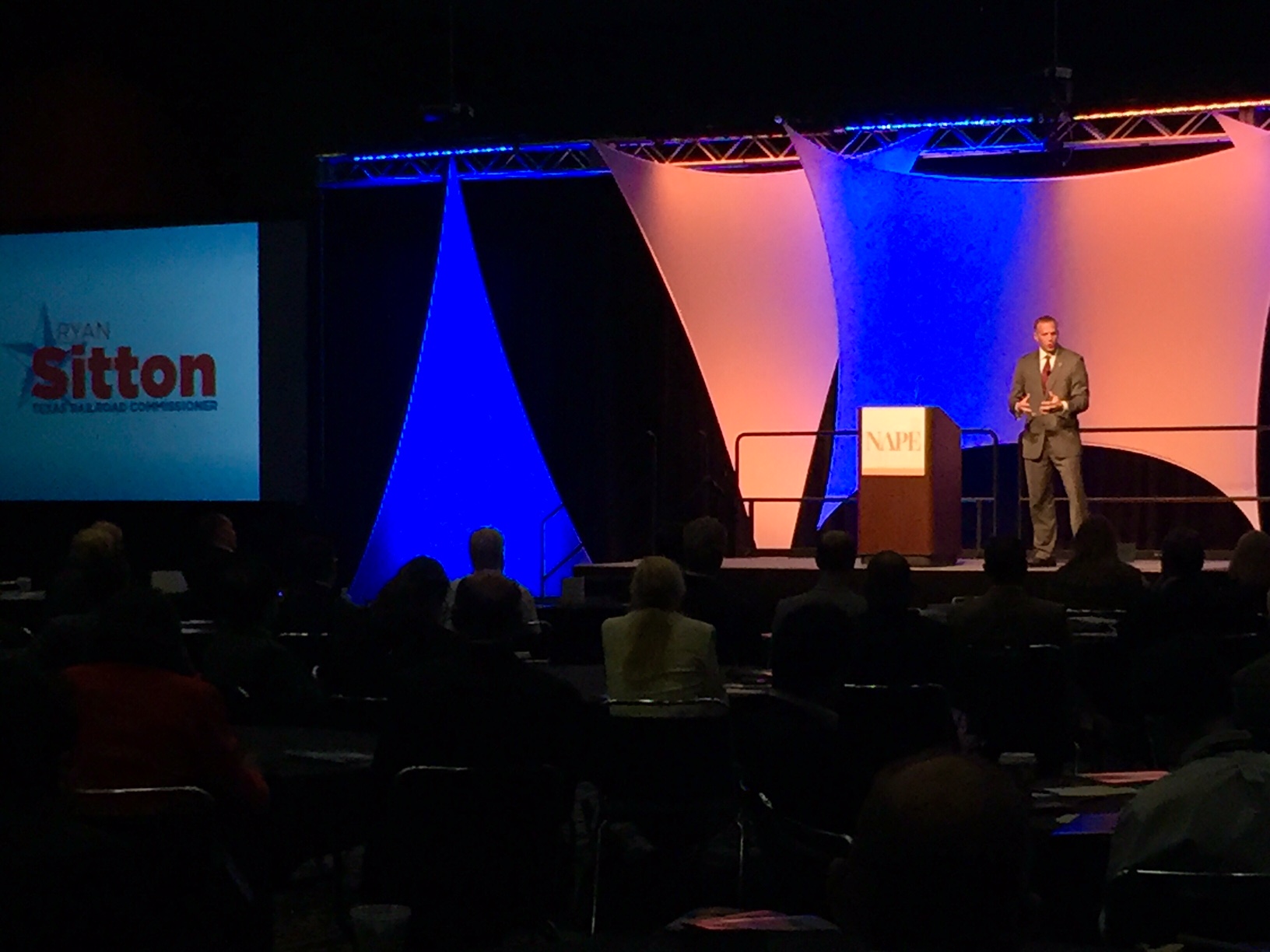 Sitton speaking at NAPE